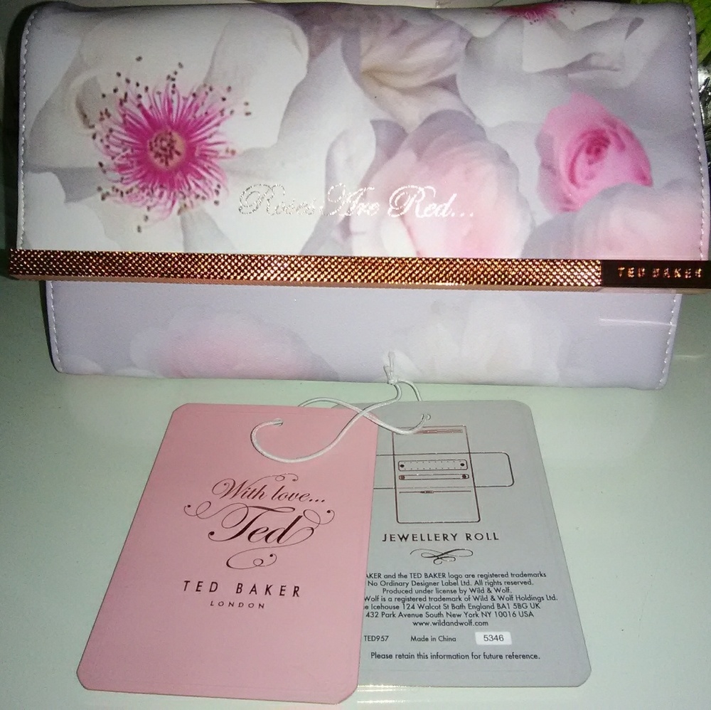 Travel Jewelry Roll/Clutch (Valentine Pastels!)